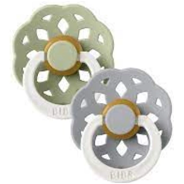 BIBS Boheme GLOW Sage/Cloud ( 0 - 6 ) Babyfans