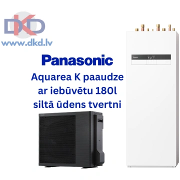 Panasonic Aquarea 5kW gaiss/ūdens siltumsūknis K p