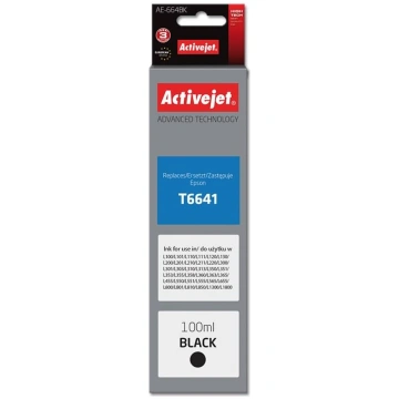 Activejet AE-664Bk Ink Bottle (Replacement Epson T
