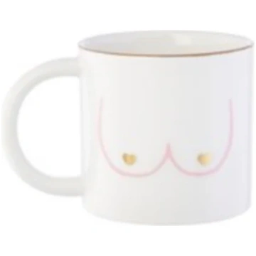 Sass & Belle Girl Power Boobies Mug Bookshop