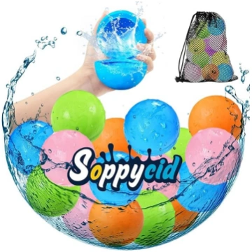 SOPPYCID 16 gabali ūdens bumbas atkārtoti lietojam