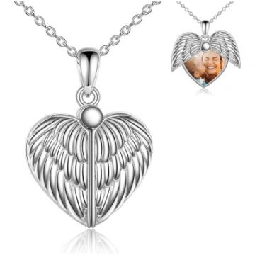 YAFEINI Heart Locket Kaklarota 925 sudraba Guardia