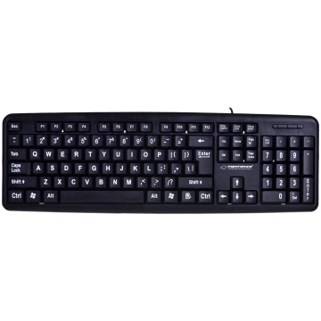 Esperanza EK129 keyboard USB QWERTY UK English Bla