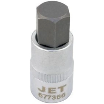 JET 677362 1/2" DR x 12 mm S2 2" Long Hex Bit Sock