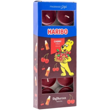 Aromātiskās Tējas Sveces Cherry Cola Haribo 10 uni