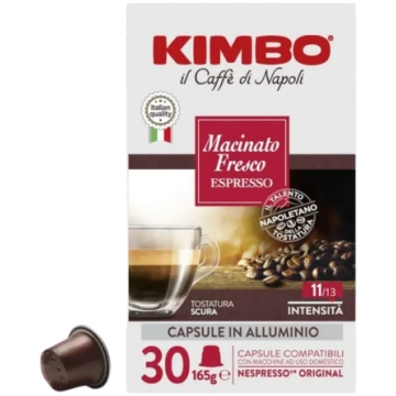 Macinato Fresco Nespresso Alluminio Kimbo 30 Capsu