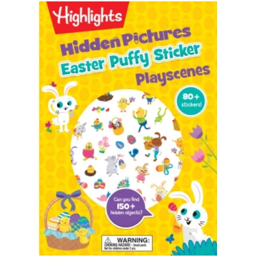 Easter Hidden Pictures Puffy Sticker Playscenes Hi