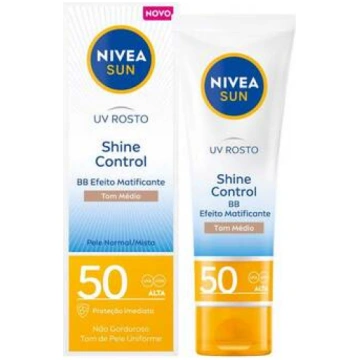 Nivea Sun UV Face Shine Control Cream Tinted SPF 5