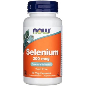 Now Foods Selenium 200 mcg - 90 dārzeņu kapsulas