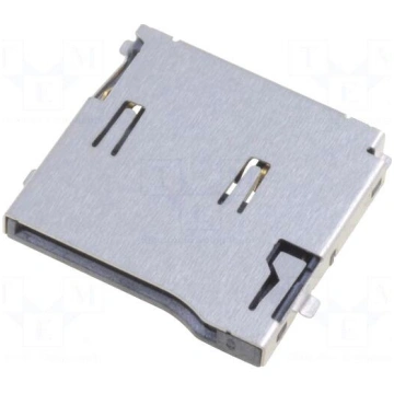 Connector: for cards | SD Micro | push-push | SMT 