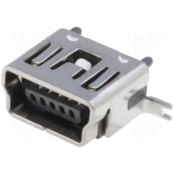 Socket | USB B mini | SMT | vertical | USB 2.0 | g