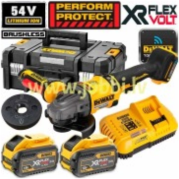 Dewalt DCG418SHDX2-QW (2x9,0Ah) leņķa slīpmašīna +