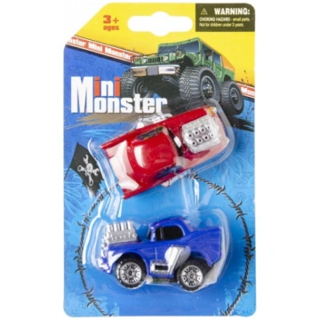Mašīnīte Mini Monster ar vāku plastmasa dažādas FB