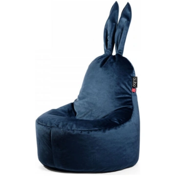 Sēžammaiss Qubo™ Mommy Rabbit, gobelēns, tumši zil