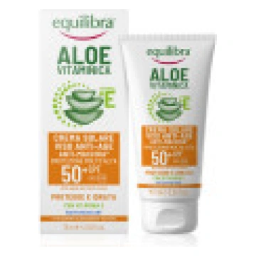 Equilibra ALOE sauļošanās krēms sejas ādai SPF50+ 