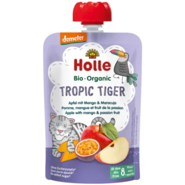 Holle BIO ābolu biezenis ar mango un marakuju "Tro