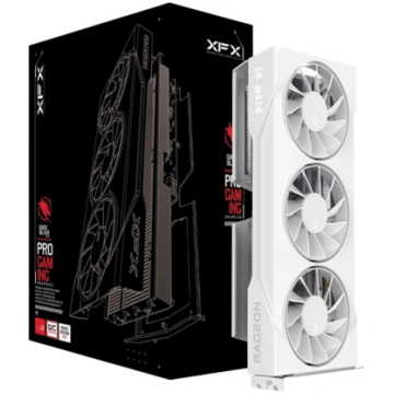 XFX Swift AMD Radeon RX 9060 XT OC White Triple Fa