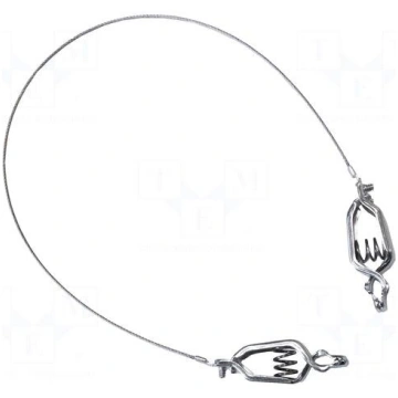 Ground/earth cable | both sides,crocodile clip | L