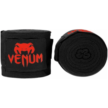 Boksa saites Venum Kontact melnas/sarkanas (X)