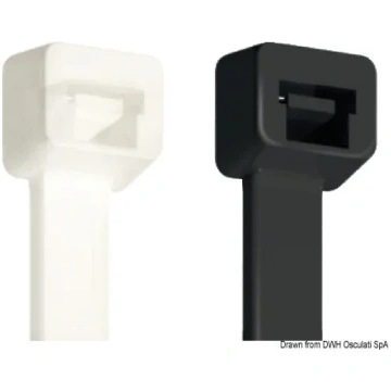 Nylon strap black 2.5 x 98 mm (18.051.00)