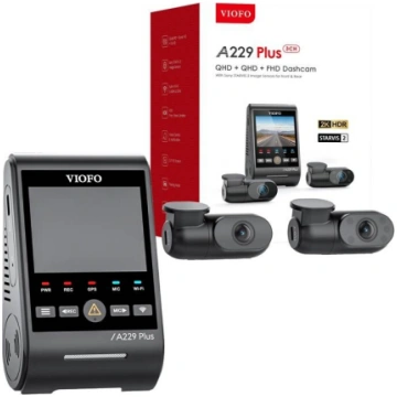 VIOFO A229 PLUS 3CH 2K + 1080p WiFi, GPS A229 PLUS