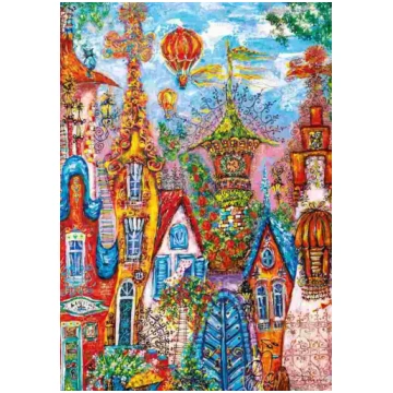 Puzzle Charming Village: Blue Gate Heye