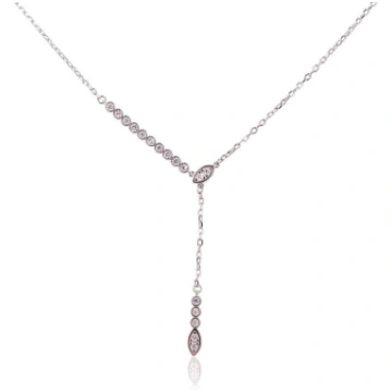 Sudraba kaklarota “Elegance S”, 925°, rodija pārkl