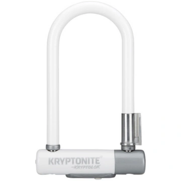 KRYPTONITE Mini 7 U-Lock White saslēdzējs, balts