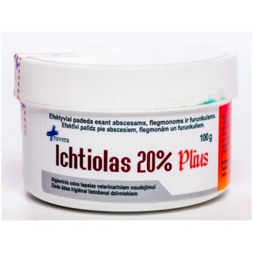 Ruvera Ihtiola Ziede 20% (Ichtiolas Plus) ziede pr