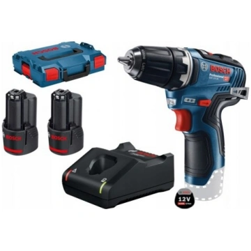 Bosch GSR 12V-35, 2x3.0Ah, GAL 12V-40 Urbjmašīna 0