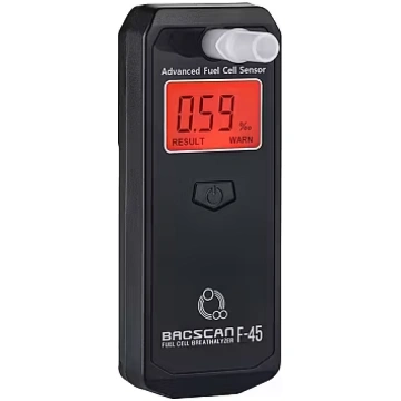 BACscan F-45 alcohol tester 0 - 4% Black (F-45 ; B