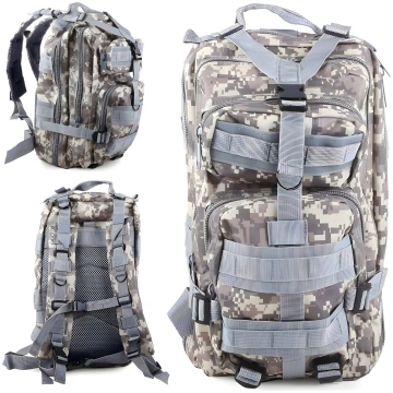 Taktiskā mugursoma 30L - Pelēka / Brūna KP39143 IZ