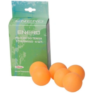 Galda tenisa bumbiņu komplekts Enero, 6 gab., oran