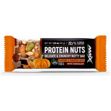 AMIX Protein Nuts Crunchy Nutty Bar 40g, Almond - 