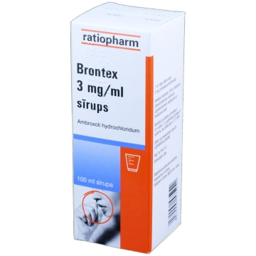 BRONTEX 3 mg/ml sīrups, 100 ml