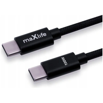 Maxlife Usb-c uz Usb-c 2m 100w uzlādes kabelis Val