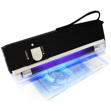 Kabatas UV banknošu detektors ar lukturīti - teste