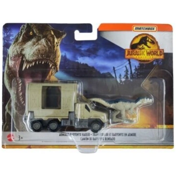 Matchbox Jurassic World transports ar Velociraptor