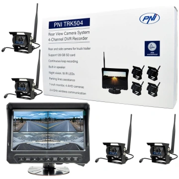 PNI TRK504 wireless video surveillance kit for tru