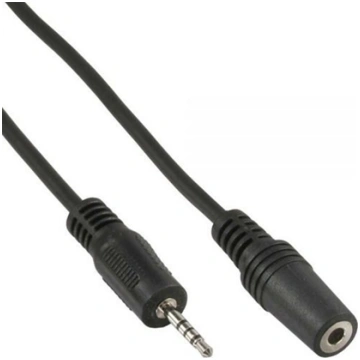 Kabel InLine Jack 2.5mm - Jack 3.5mm 1m czarny (99