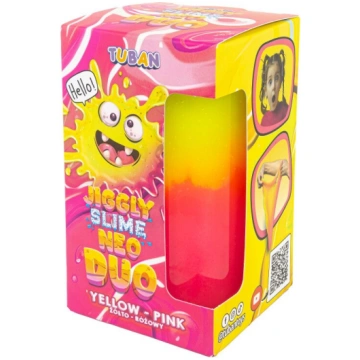 TUBAN Jiggly Slime - Neona slaima duets - Dzeltens