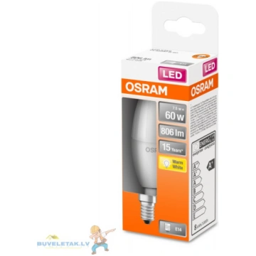 Spuldze E14 7W 806lm Osram 31514