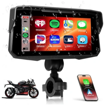 Motociklu Carplay pārnēsājamais auto radio Moto, 6