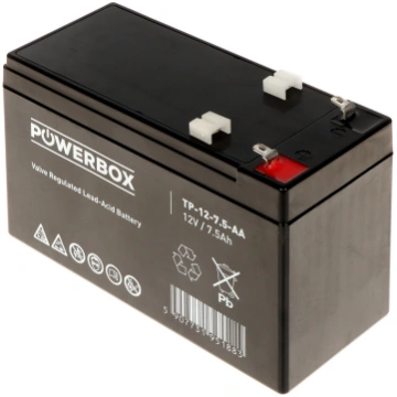 AKUMULATORS 12V/7.5AH-POWERBOX