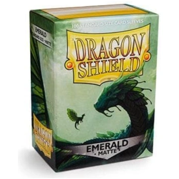 Dragon Shield - Matte Emerald, 63.5x88, 100 gab. B