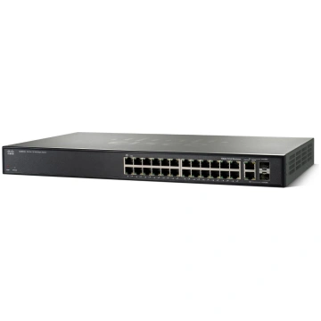 Lietots - Switch Cisco SLM224P 10/100 PoE + 2 Giga