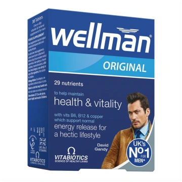 WELLMAN ORIGINAL, 30 tabletes Vitabiotics Ltd
