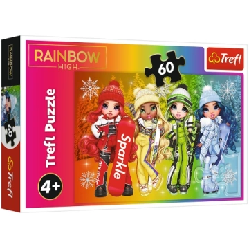 TREFL RAINBOW HIGH Puzle, 60 gab. 17380T