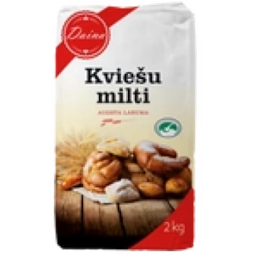Milti kviešu Daina 2kg Dobeles dzirnavnieks (mērvi