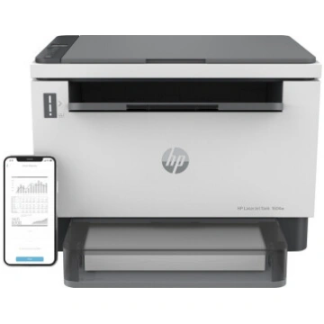 HP LaserJet Tank MFP 1604w Printer, Black and whit